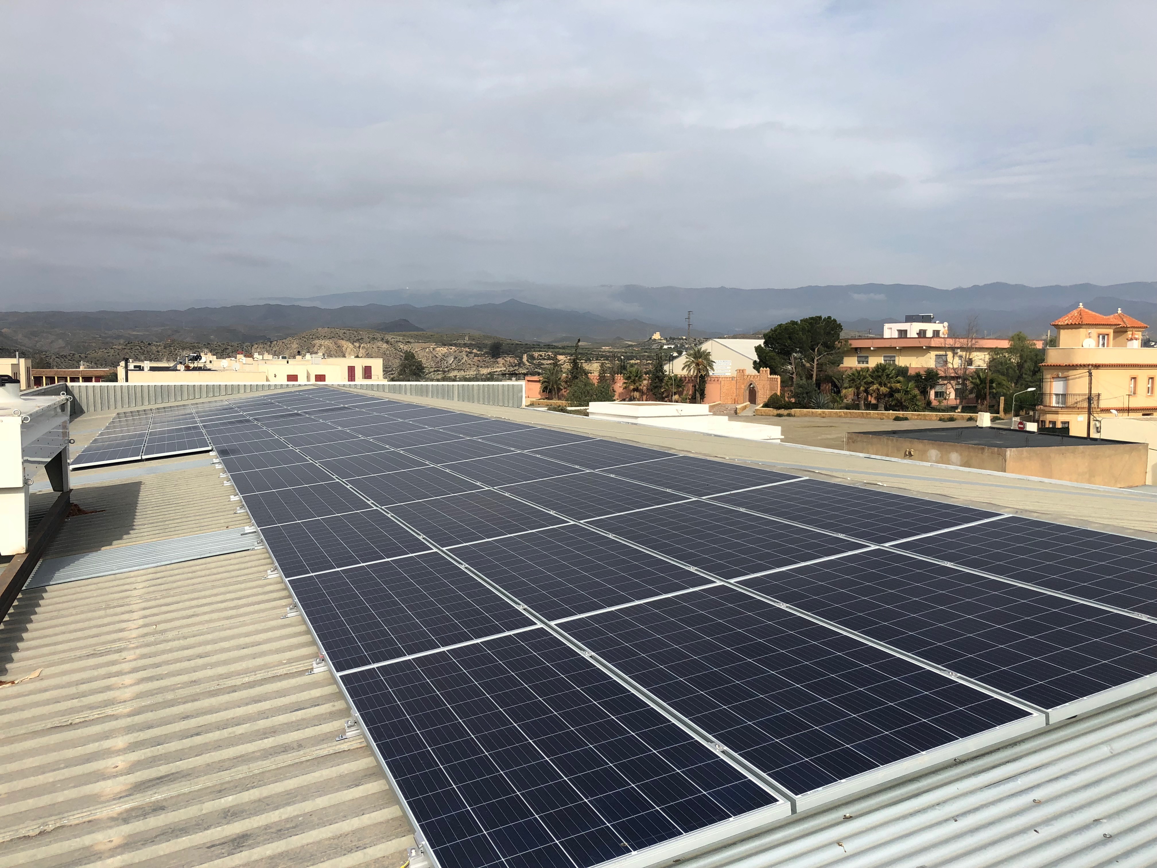 Instalación solar industrial en Almería